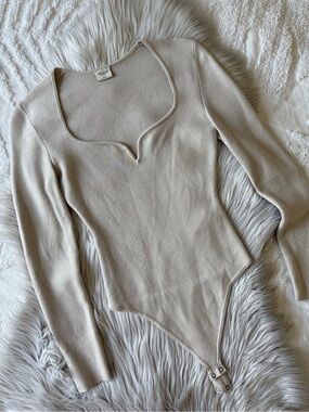 Abercrombie & Fitch knit long sleeve bodysuit
